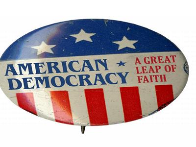 AMERICAN DEMOCRACY: A GREAT LEAP OF FAITH image