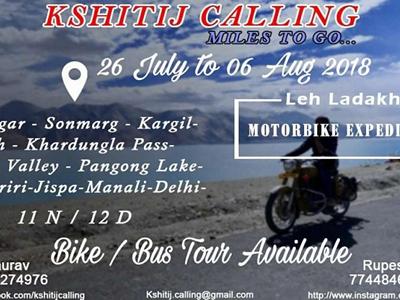 Kshitij Calling Leh Ladakh Tour 2018 image