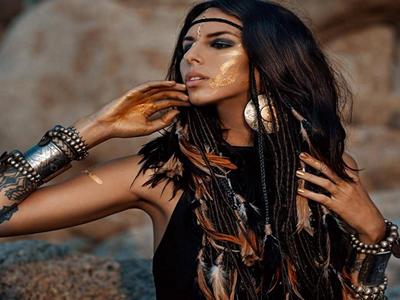 American Indian Fashion Through the Feathers of Today image