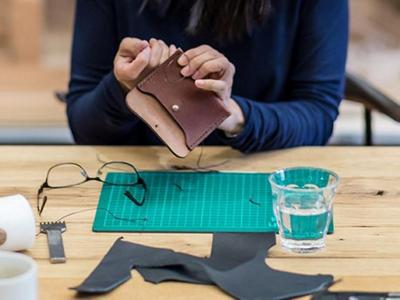 Make Your Own Leather Purse image