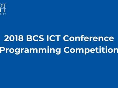 2018 BCS ICT Conference – Programming Competition image