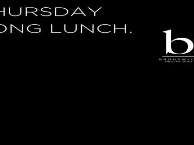 Thursday Long Lunch image