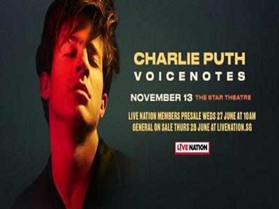 Charlie Puth 'Voicenotes' Live in Singapore image