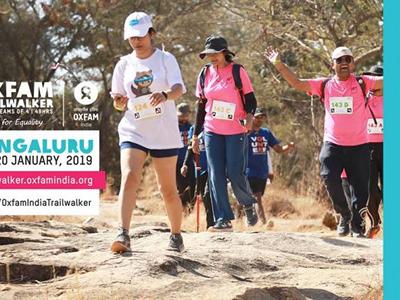 Hitting The Trail Trailwalker oxfamindia Bengaluru image